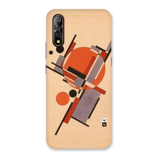 Geo Abstract Metrics Back Case for Vivo Z1x