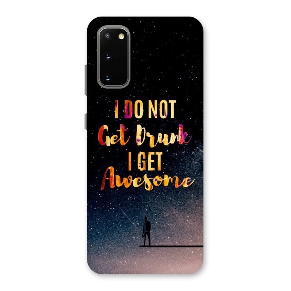 Get Awesome Back Case for Galaxy S20