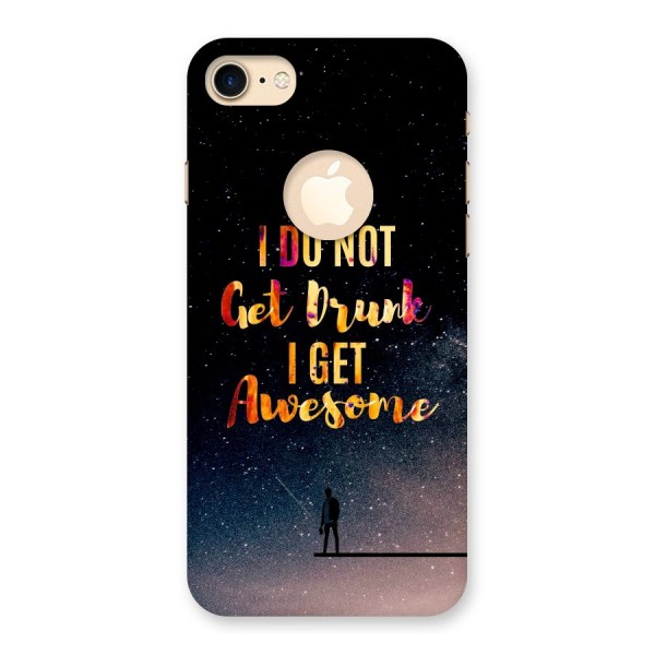 Get Awesome Back Case for iPhone 8 Logo Cut