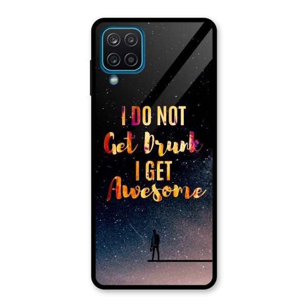 Get Awesome Glass Back Case for Galaxy A12