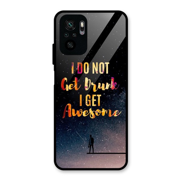 Get Awesome Glass Back Case for Redmi Note 10