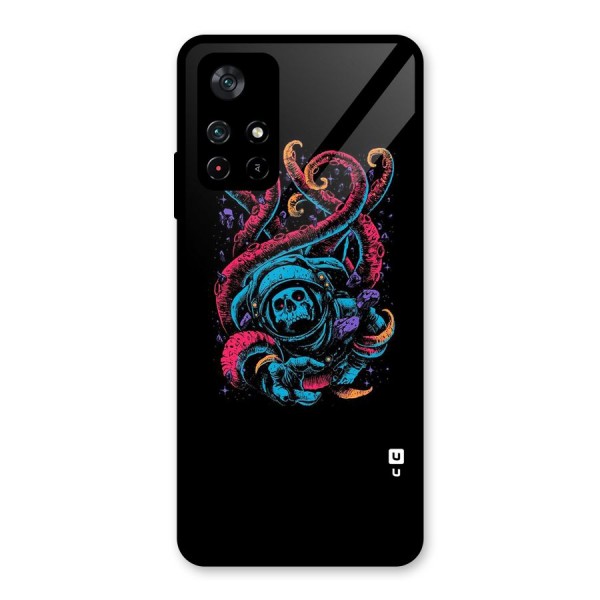 Ghost Tails Glass Back Case for Poco M4 Pro 5G