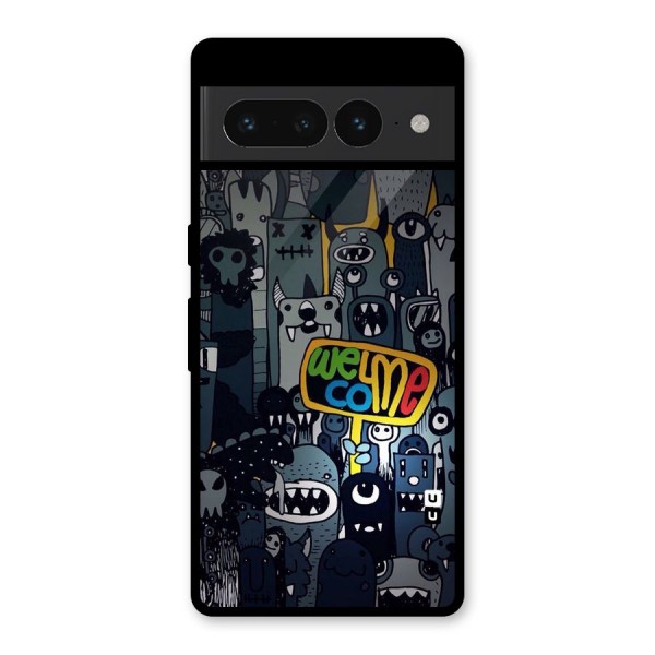 Ghost Welcome Glass Back Case for Google Pixel 7 Pro