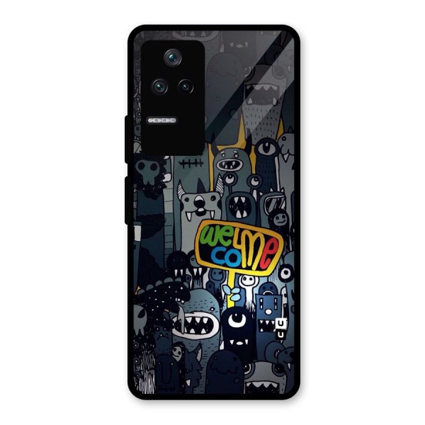 Ghost Welcome Glass Back Case for Poco F4 5G
