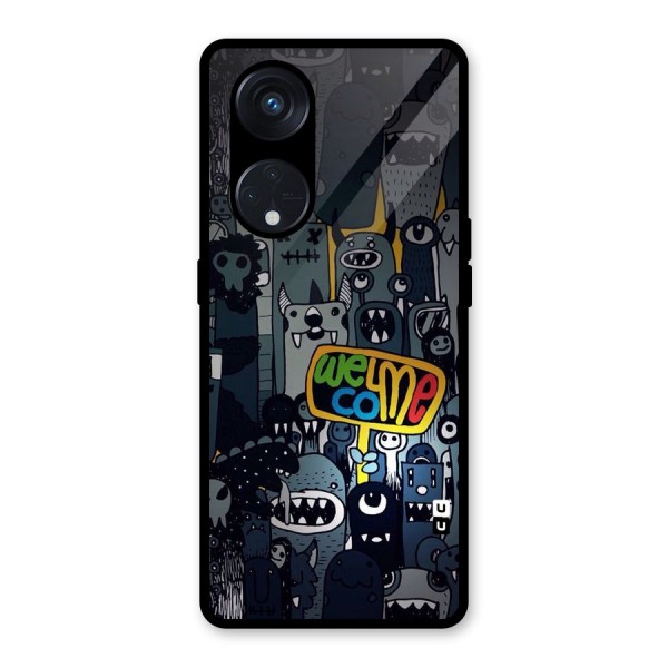 Ghost Welcome Glass Back Case for Reno8 T 5G