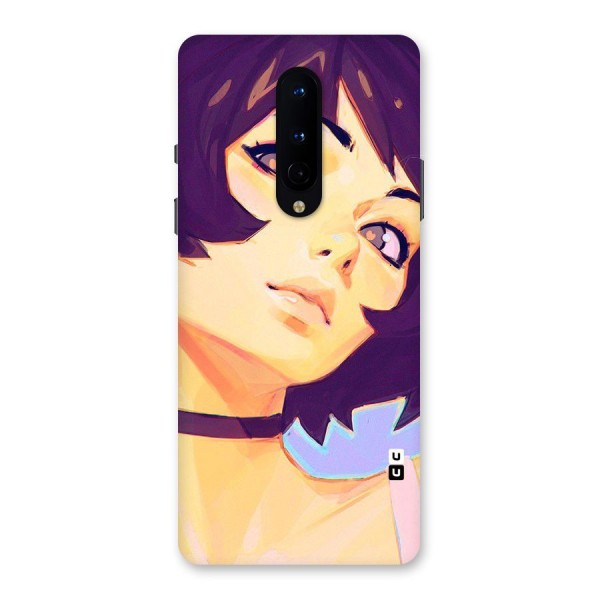 Girl Face Art Back Case for OnePlus 8