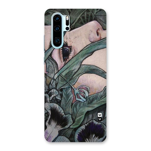 Girl Grass Art Back Case for Huawei P30 Pro