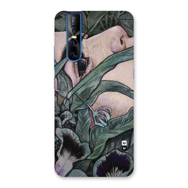 Girl Grass Art Back Case for Vivo V15 Pro