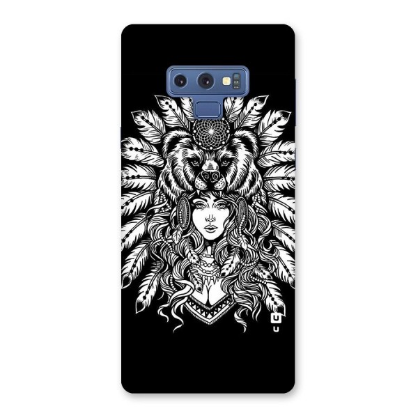 Girl Pattern Art Back Case for Galaxy Note 9