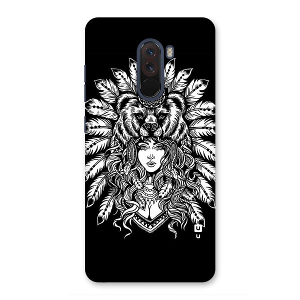 Girl Pattern Art Back Case for Poco F1