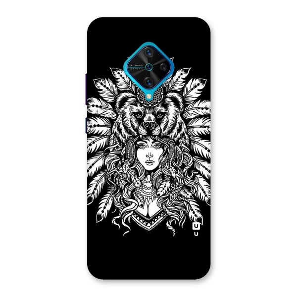 Girl Pattern Art Back Case for Vivo S1 Pro