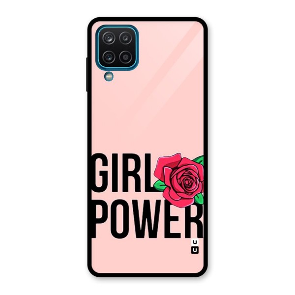 Girl Power Glass Back Case for Galaxy A12