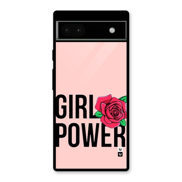 Girl Power Glass Back Case for Google Pixel 6a