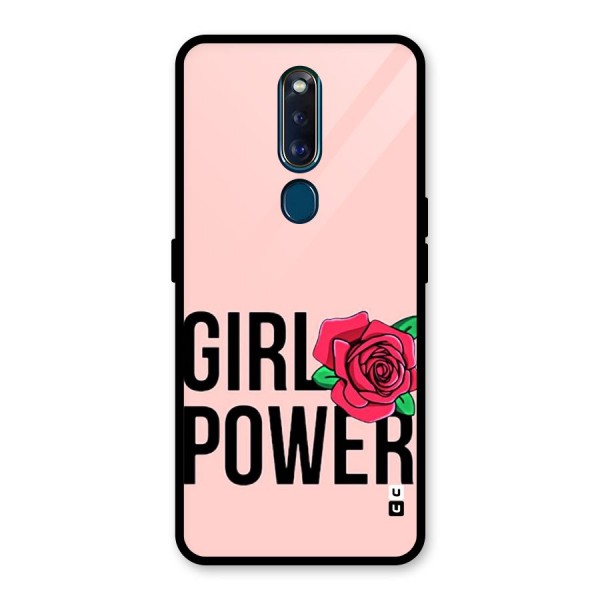 Girl Power Glass Back Case for Oppo F11 Pro