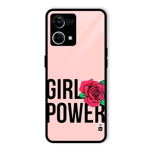 Girl Power Glass Back Case for Oppo F21s Pro 4G