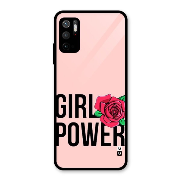 Girl Power Glass Back Case for Poco M3 Pro 5G