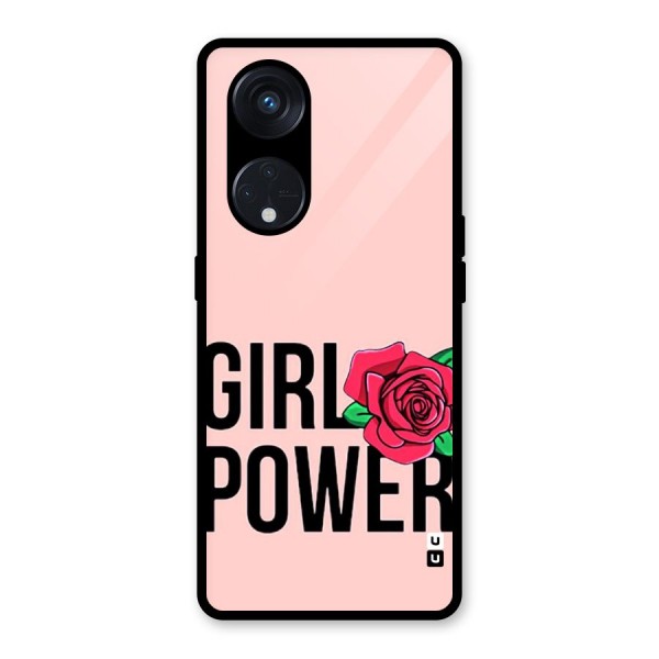 Girl Power Glass Back Case for Reno8 T 5G