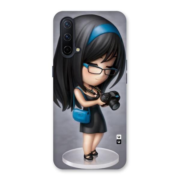 Girl With Camera Back Case for OnePlus Nord CE 5G
