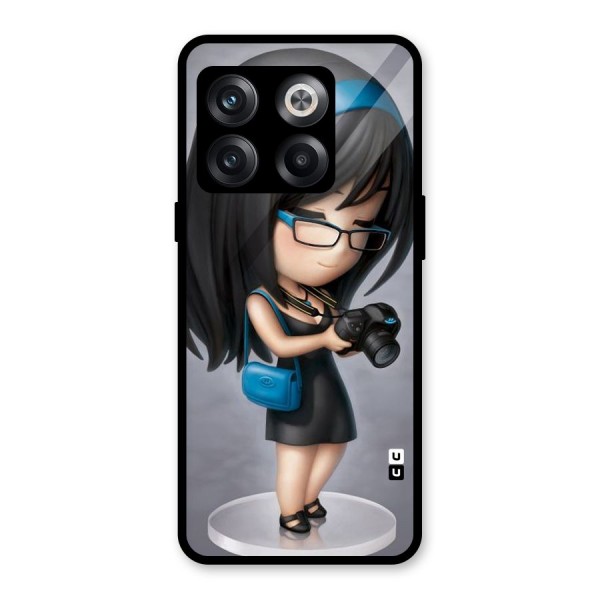 Girl With Camera Glass Back Case for OnePlus 10T