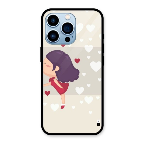 Girl in Love Glass Back Case for iPhone 13 Pro