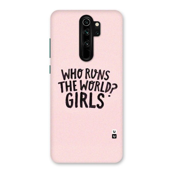 Girls World Back Case for Redmi Note 8 Pro