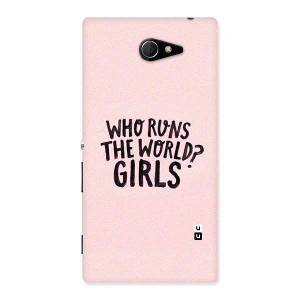 Girls World Back Case for Sony Xperia M2