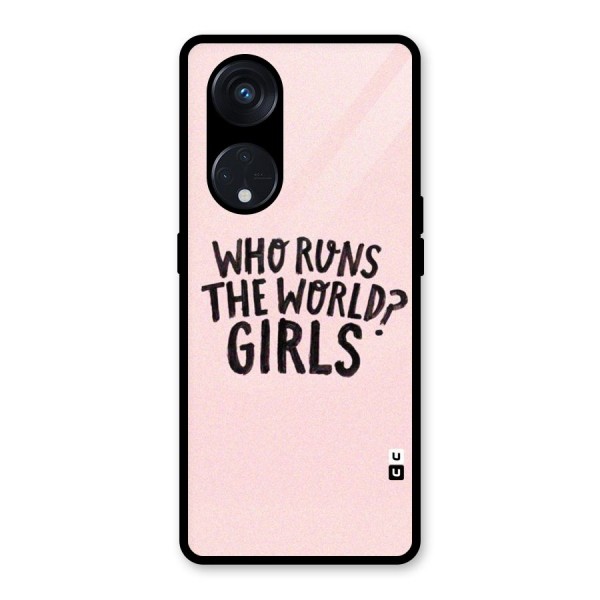 Girls World Glass Back Case for Reno8 T 5G