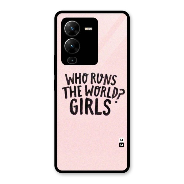 Girls World Glass Back Case for Vivo V25 Pro