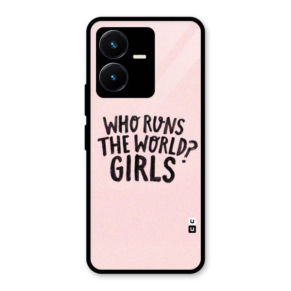 Girls World Glass Back Case for Vivo Y22