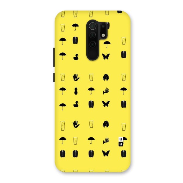 Glass Pattern Back Case for Redmi 9 Prime