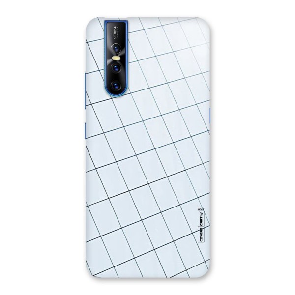 Glass Square Wall Back Case for Vivo V15 Pro