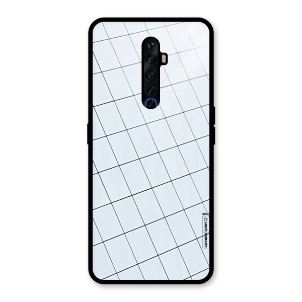 Glass Square Wall Glass Back Case for Oppo Reno2 Z