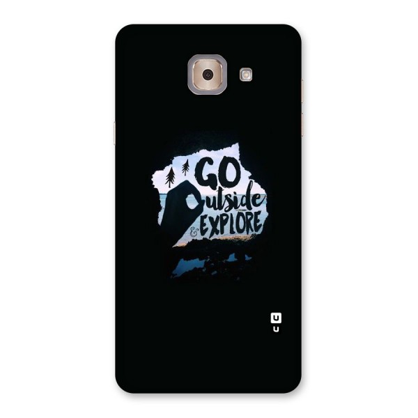 Go Outside Back Case for Galaxy J7 Max