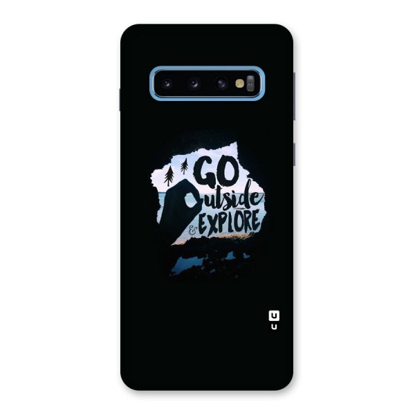 Go Outside Back Case for Galaxy S10