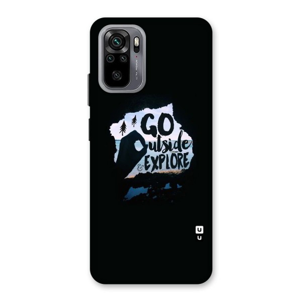 Go Outside Back Case for Redmi Note 10