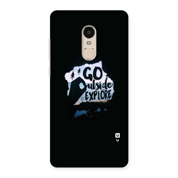 Go Outside Back Case for Xiaomi Redmi Note 4