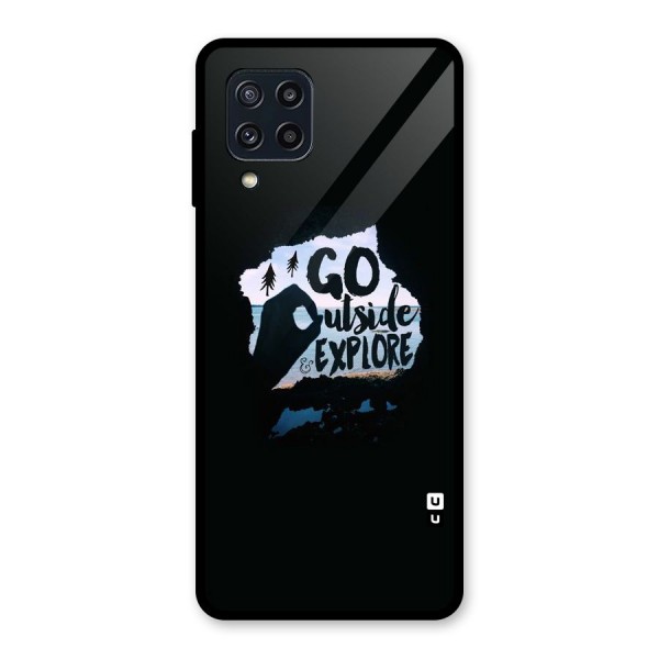 Go Outside Glass Back Case for Galaxy M32