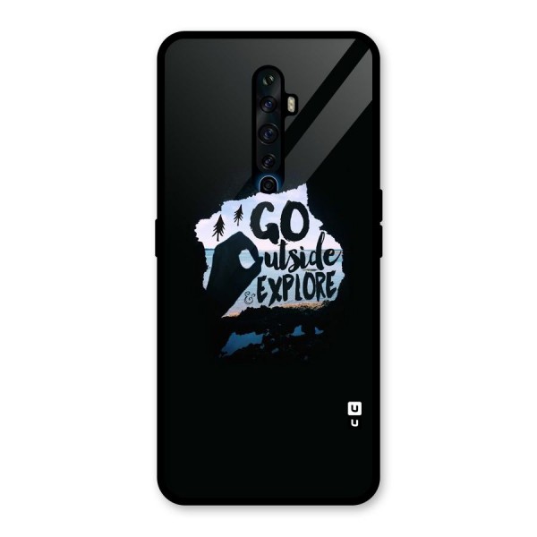 Go Outside Glass Back Case for Oppo Reno2 Z