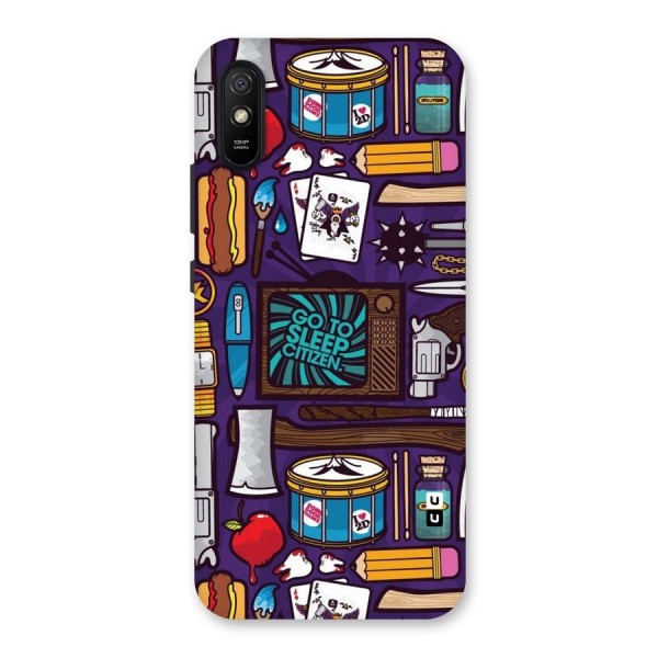 Go To Sleep Back Case for Redmi 9i