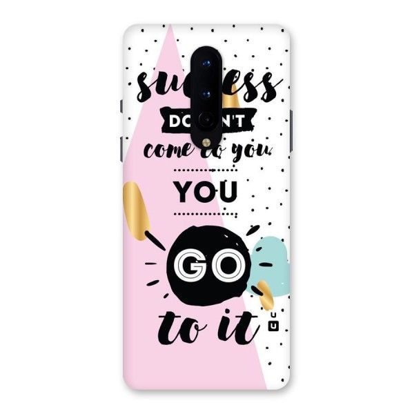 Go To Success Back Case for OnePlus 8