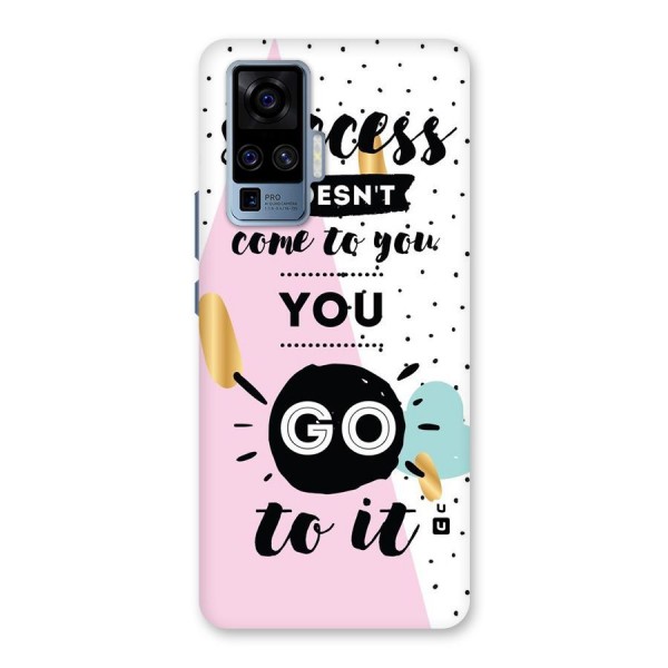 Go To Success Back Case for Vivo X50 Pro