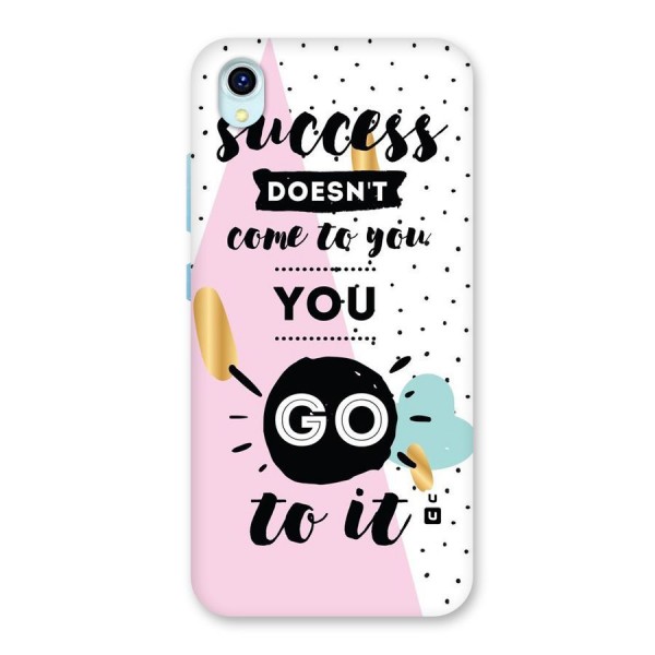 Go To Success Back Case for Vivo Y1s