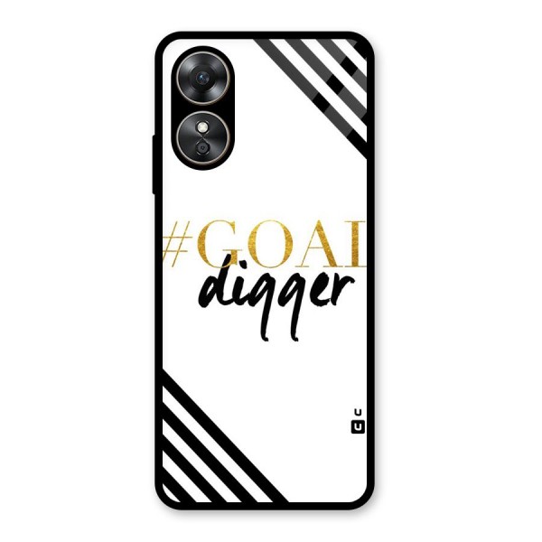 Goal Digger Glass Back Case for Oppo A17