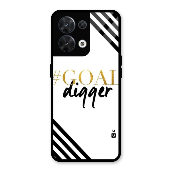 Goal Digger Glass Back Case for Oppo Reno8 5G