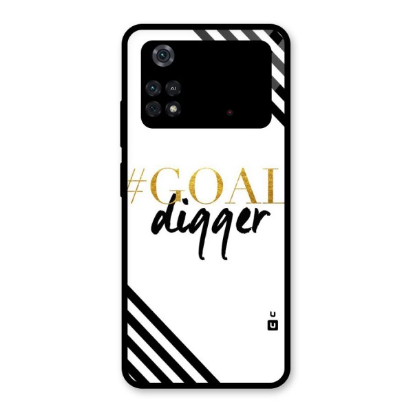 Goal Digger Glass Back Case for Poco M4 Pro 4G