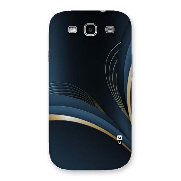 Gold Blue Beauty Back Case for Galaxy S3 Neo