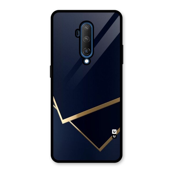 Gold Corners Glass Back Case for OnePlus 7T Pro