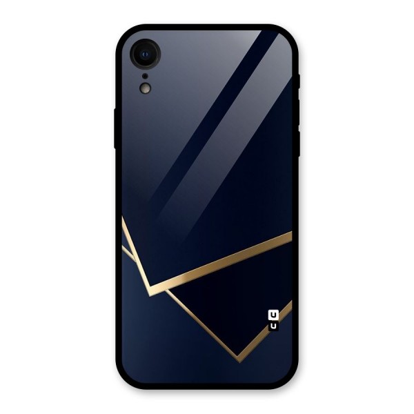 Gold Corners Glass Back Case for XR