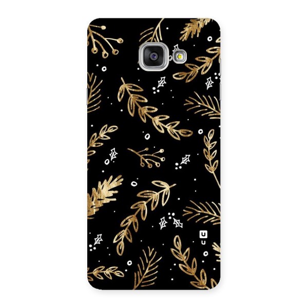 Gold Palm Leaves Back Case for Galaxy A7 2016