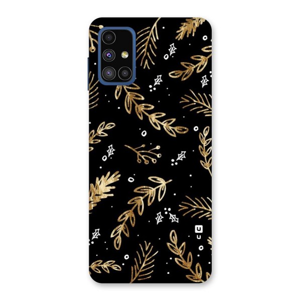 Gold Palm Leaves Back Case for Galaxy M51